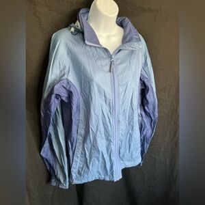 Columbia Two-tone Blue Colorblock Utility Jacket